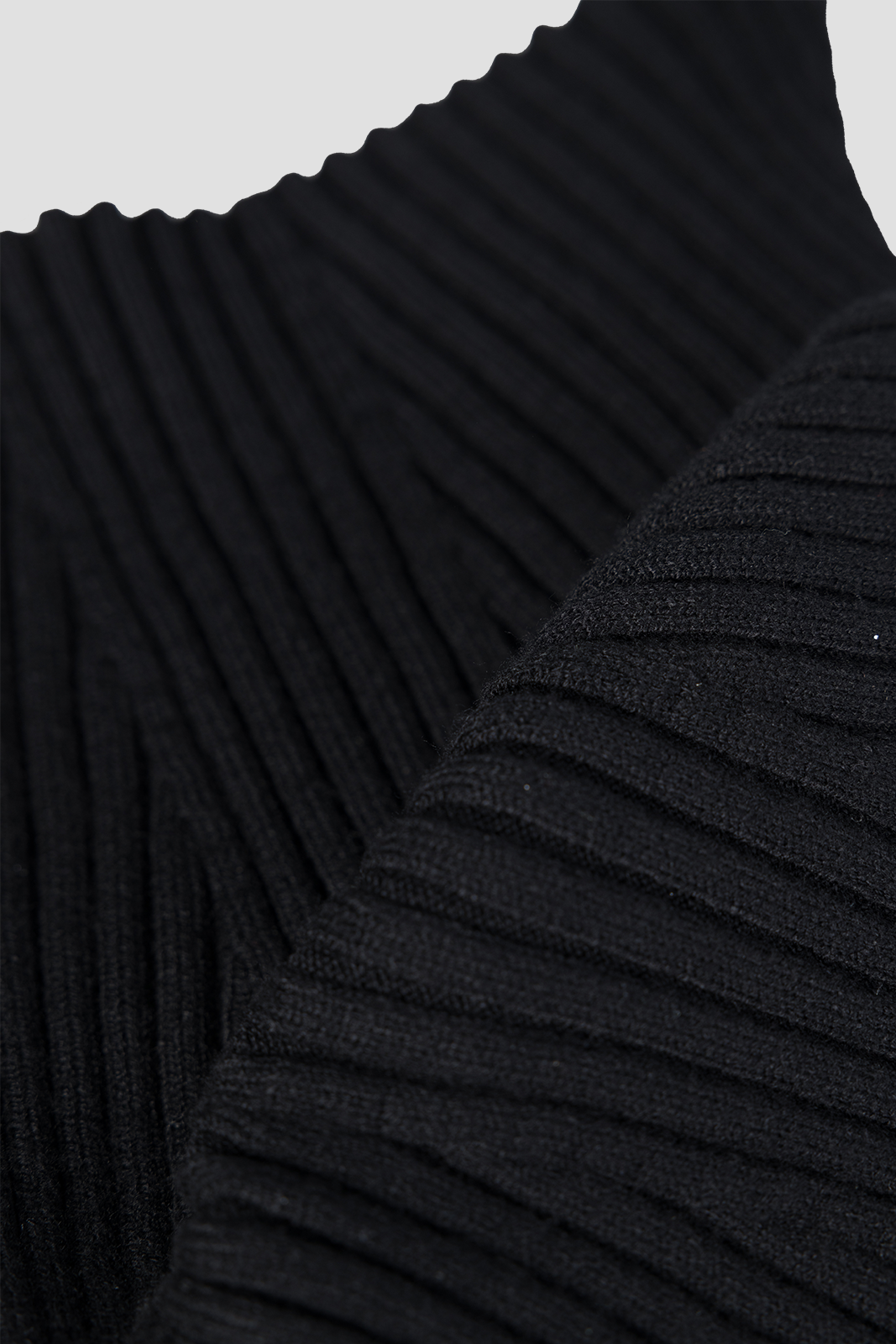 Knit Bustier Black