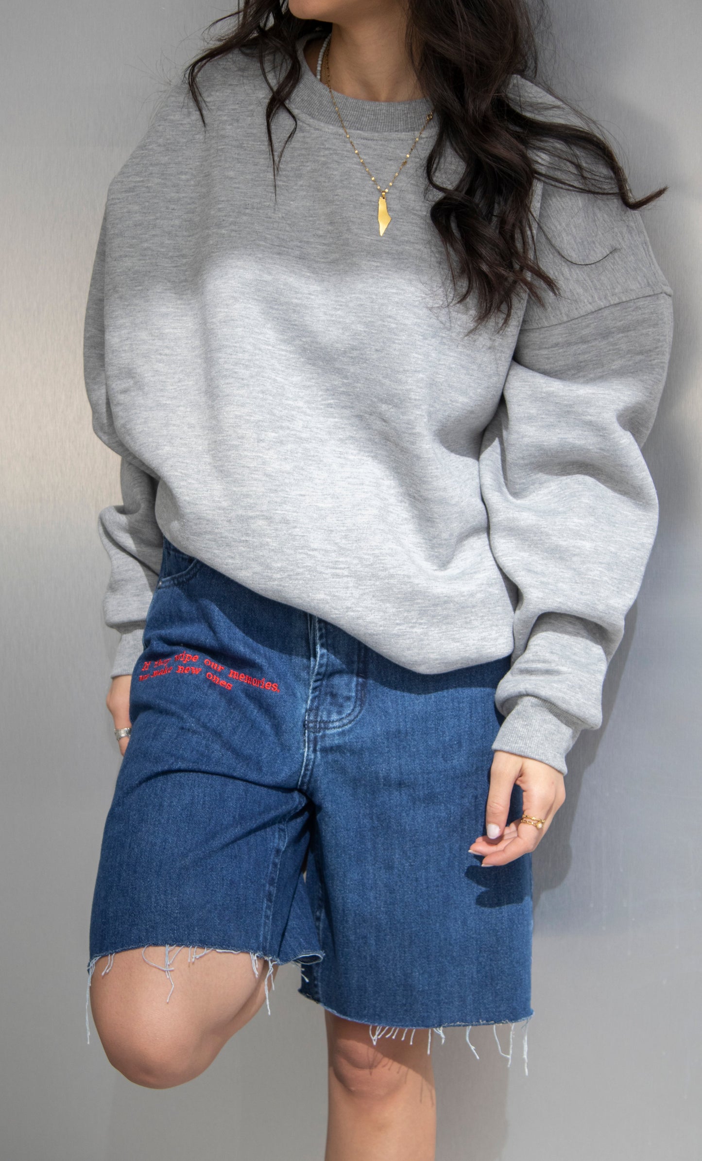 Wake Up World Crewneck