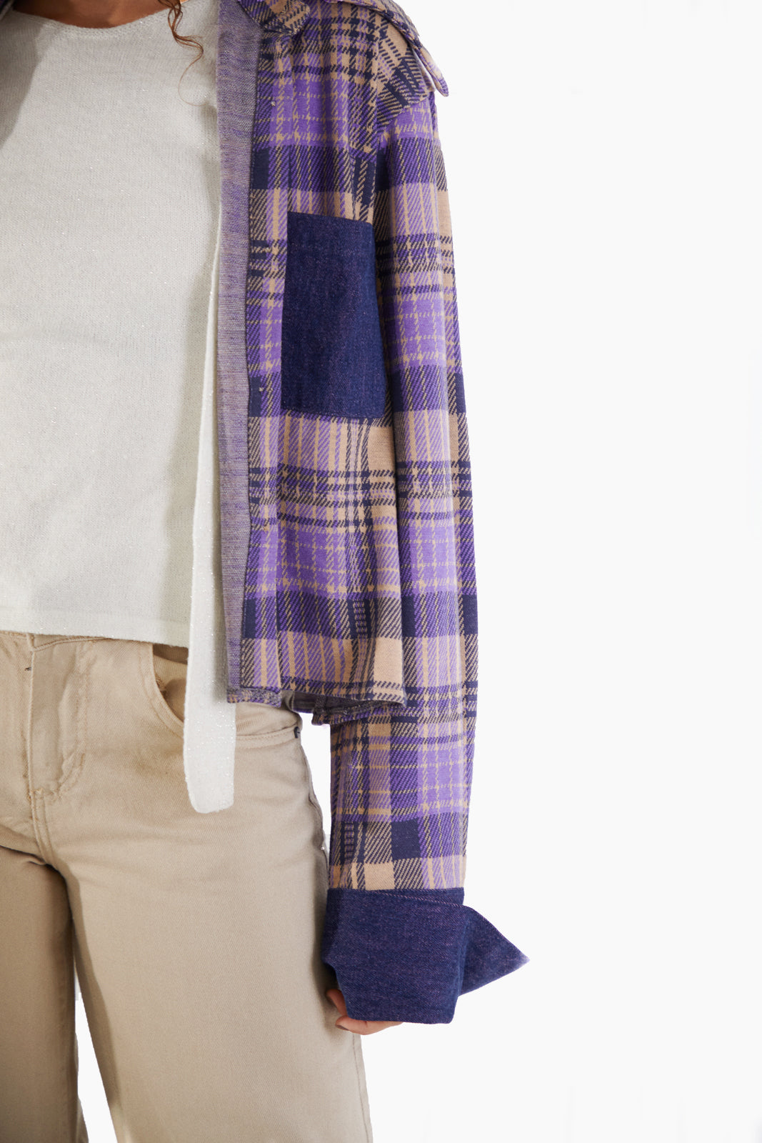 Checkered Me Out Navy/Purple