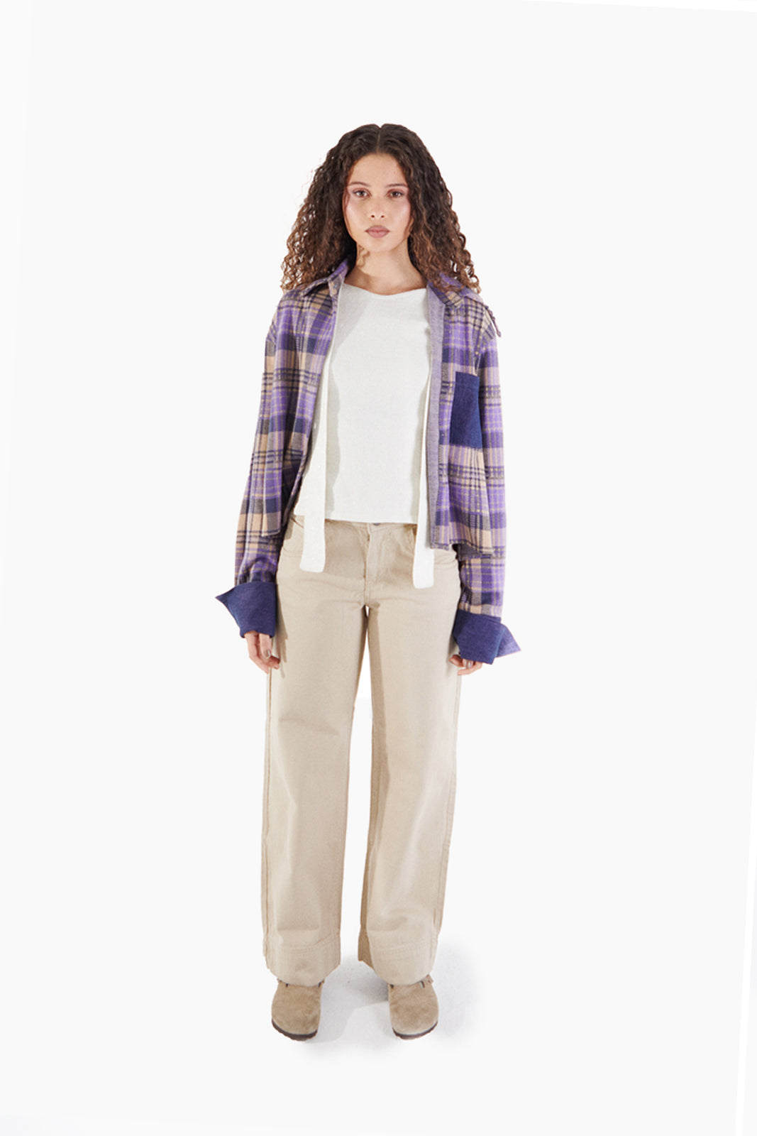 Checkered Me Out Navy/Purple