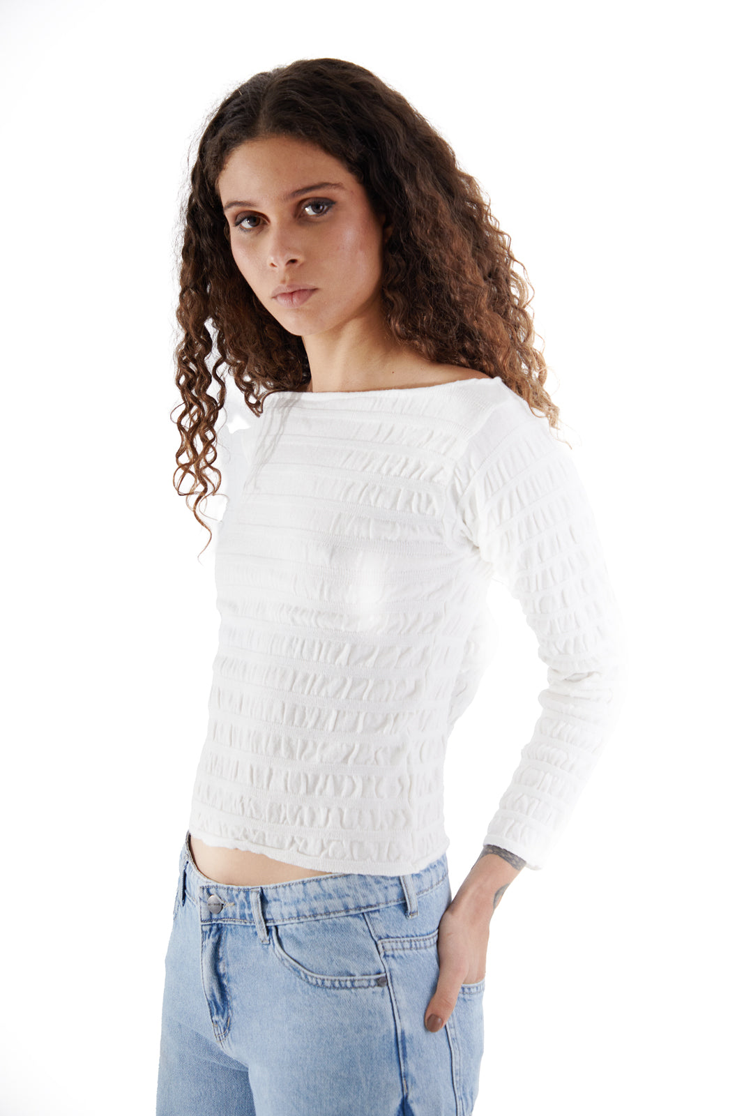 Crinkled Top Cream
