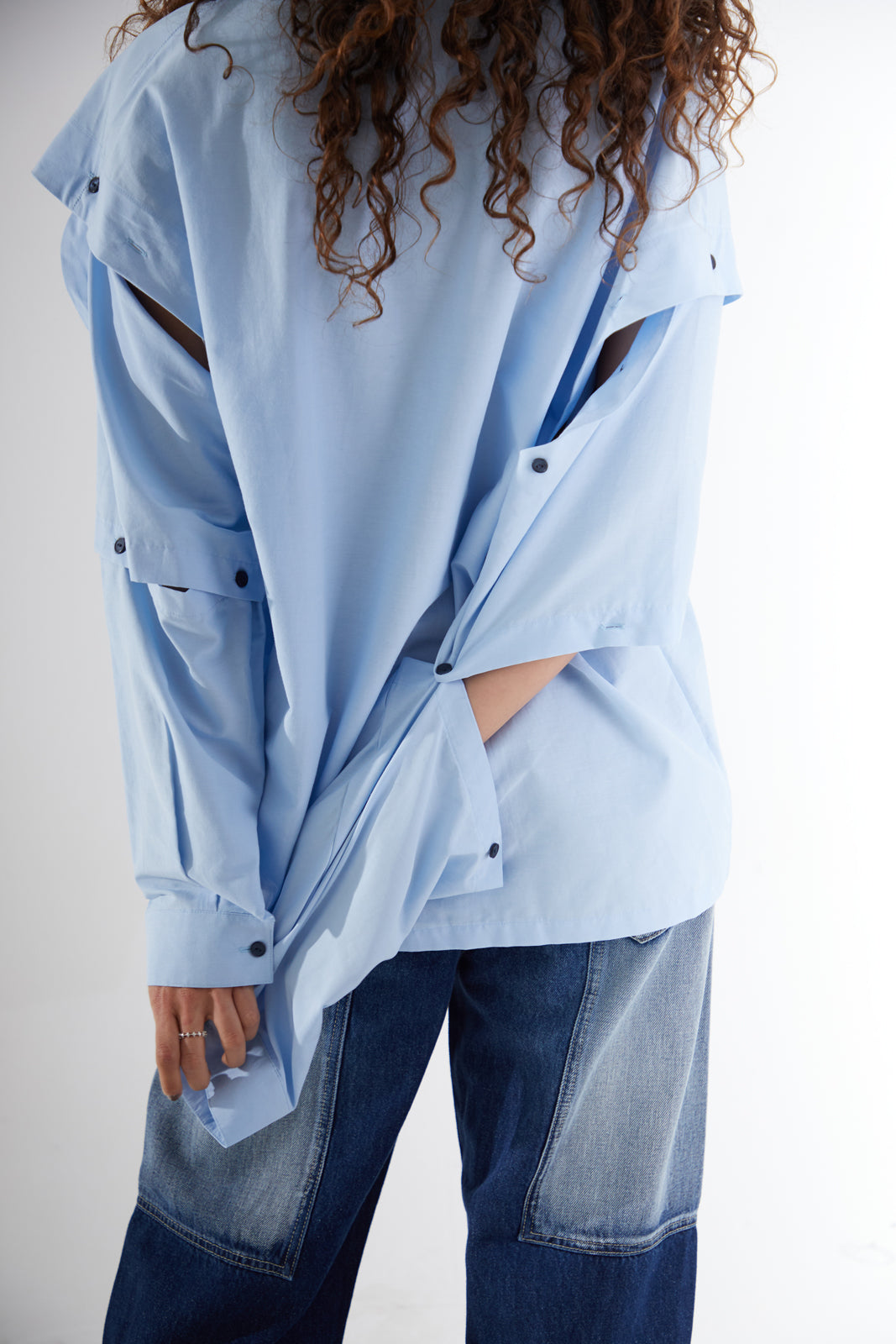 Buttons-Up Shirt Blue