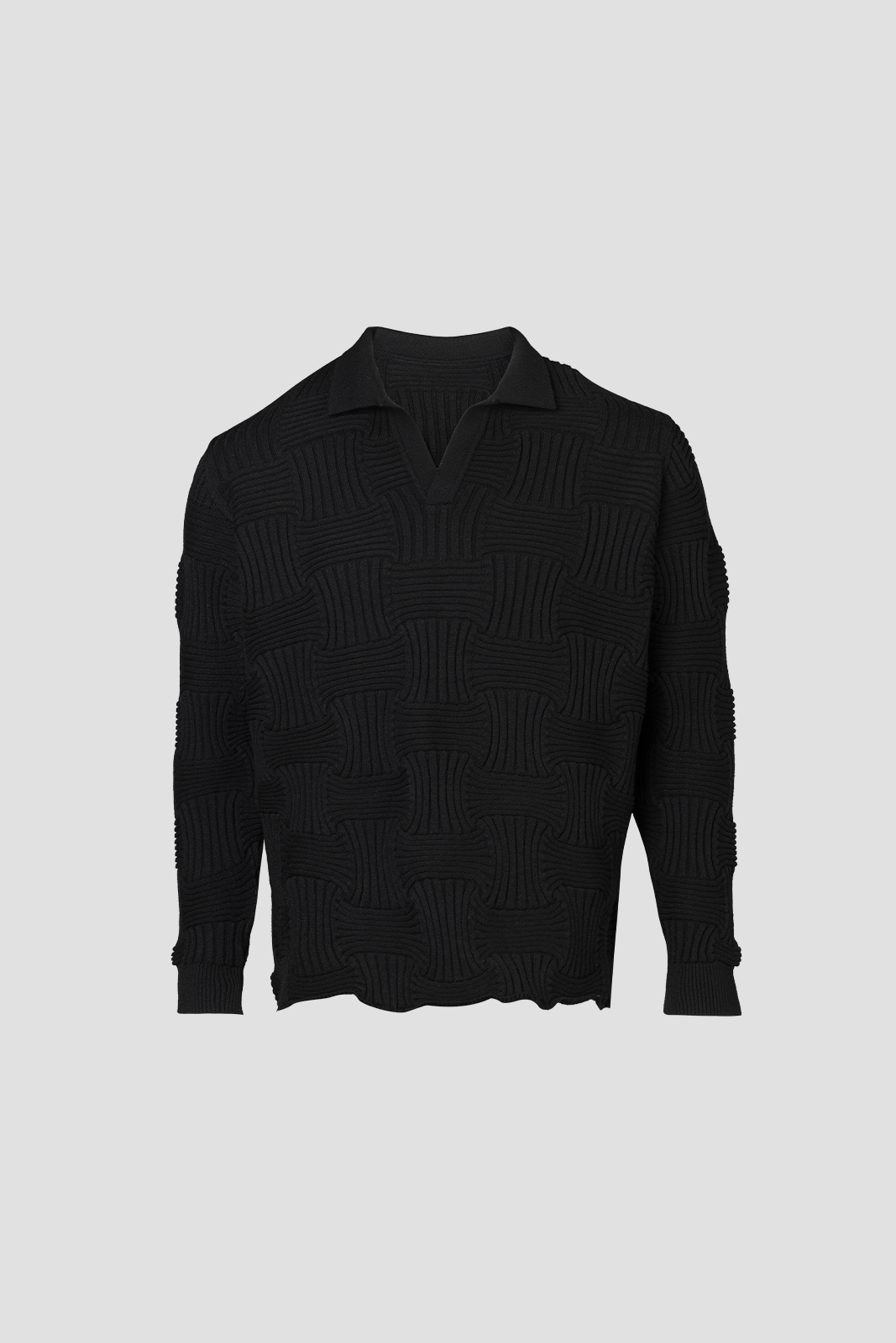 Polo Sweater Black