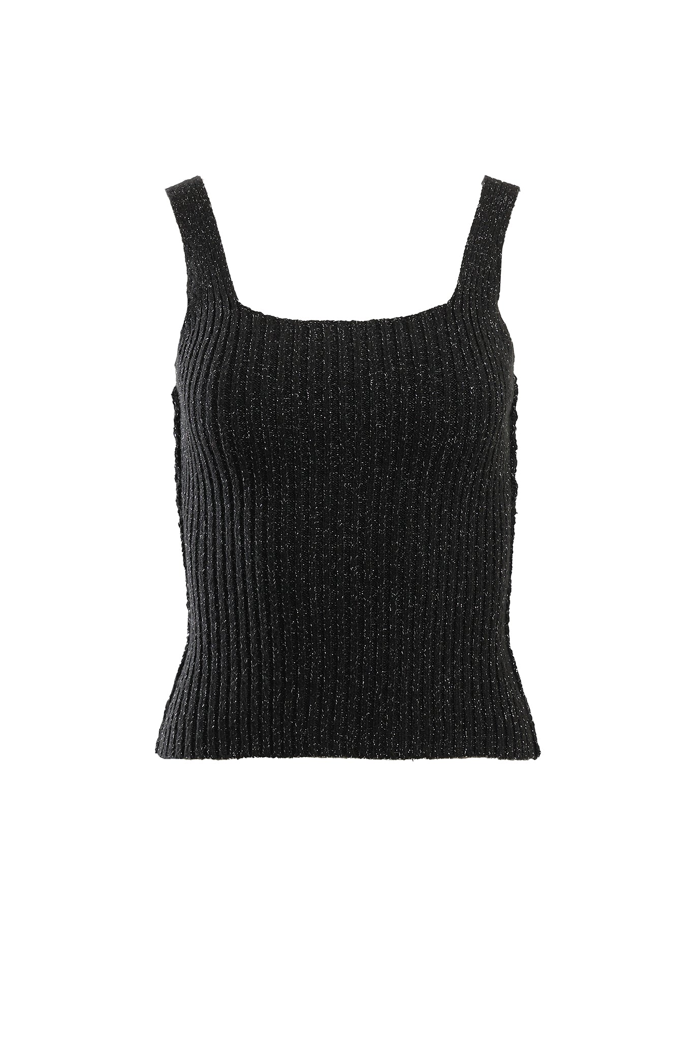 The Lurex Tank Black/Silver