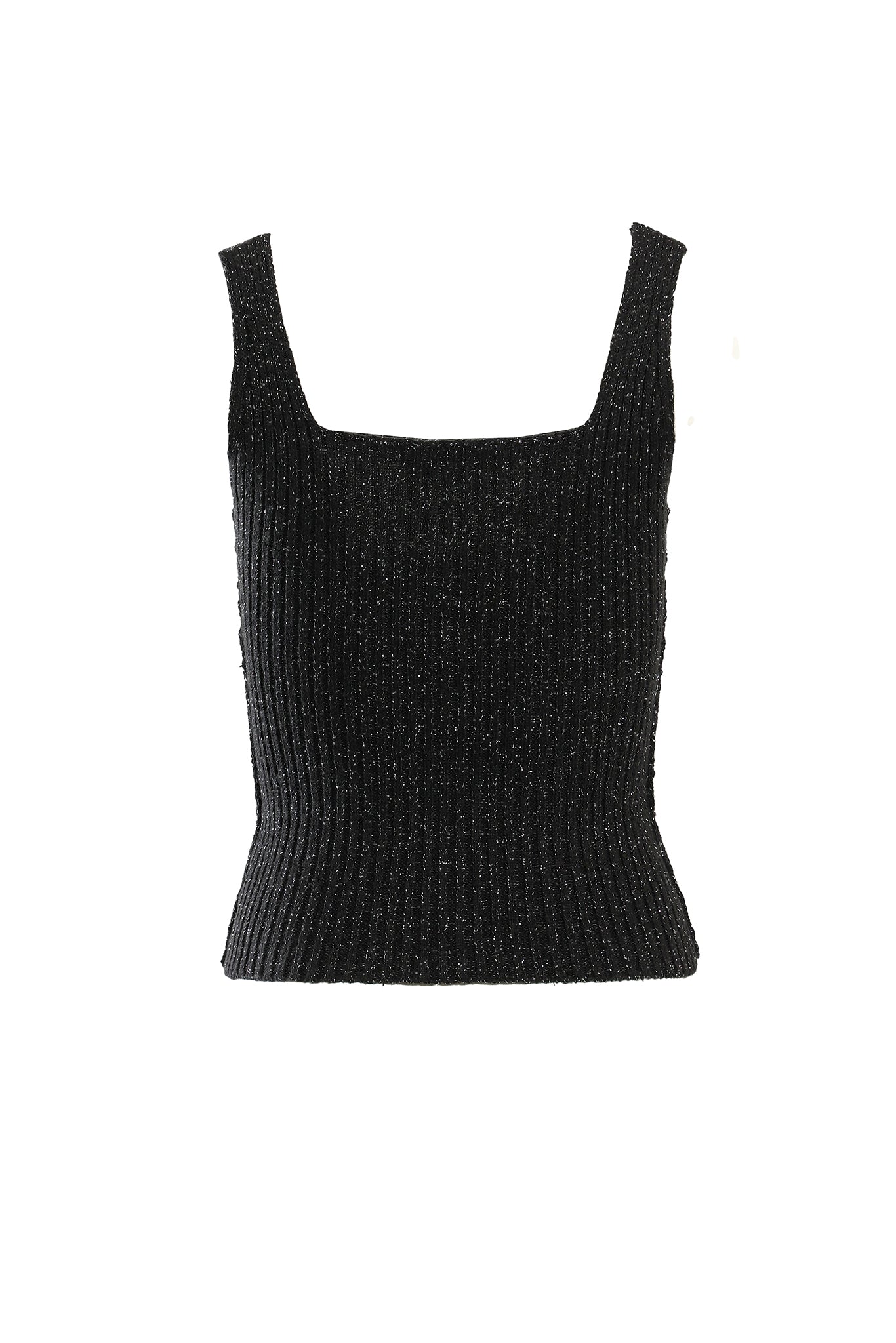 The Lurex Tank Black/Silver